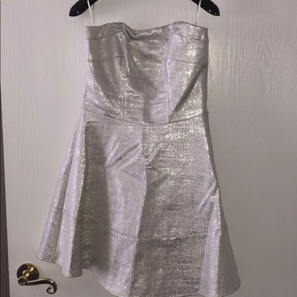 Strapless cocktail dress